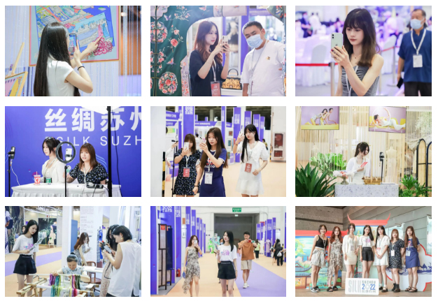 “丝绸苏州2022”展览会第二天，线上线下同步推广，多渠道为展商赋能